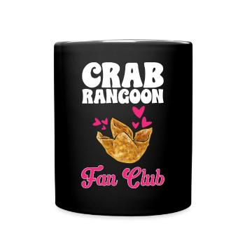 Krabben Rangoon Crab Rangoon - Full Colour Mug - black - Front