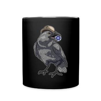 Crow Poker Jetons de Poker - Mug uni - noir - Devant