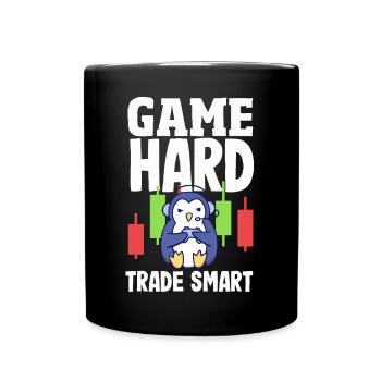 Cryptocurrency Rewards Gaming Blockchain Gamer - Full Colour Mug - black - Front