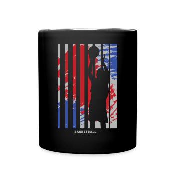 Basket-ball Basketteurs Joueurs - Mug uni - noir - Devant