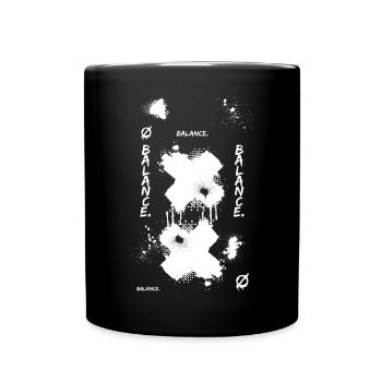 Modern Art Balance Streetwear - Full Colour Mug - black - Front