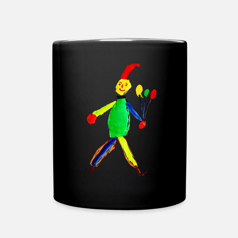Jumping jack - Full Colour Mug - black