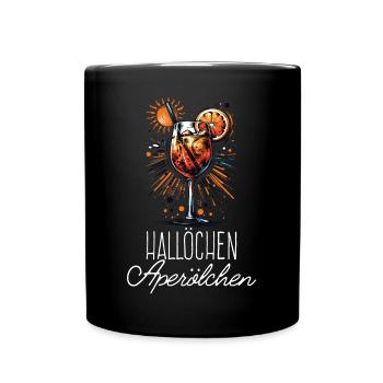 Hello Aperölchen Cocktail Summer Party Chemise - Mug uni - noir - Devant