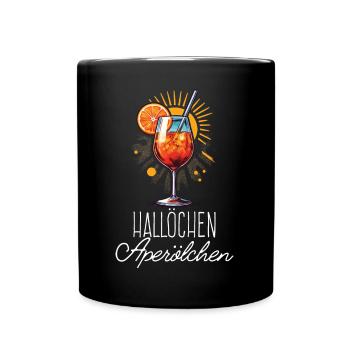 Hello Aperölchen Cocktail Summer Party Chemise - Mug uni - noir - Devant