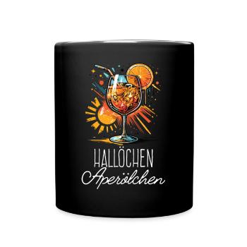 Hello Aperölchen Cocktail Summer Party Chemise - Mug uni - noir - Devant