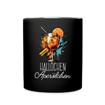Hello Aperölchen Cocktail Summer Party Chemise - Mug uni - noir - Devant
