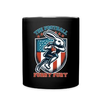 Hare Today, Gone Tomorrow: The Football Furry Fury - Full Colour Mug - black - Front