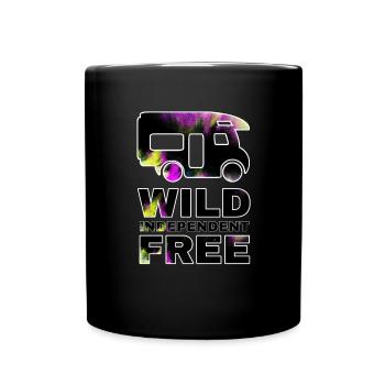 Camper Freedom - Full Colour Mug - black - Front