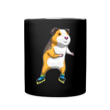 Meerschweinchen Inline skating Inline skates - Tasse einfarbig - Schwarz - Vorne
