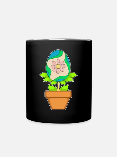 Plantez un œuf de Pâques - Mug uni - noir