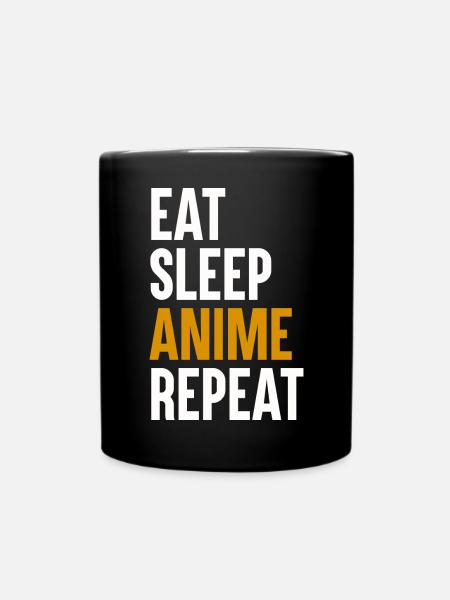 Anime Cosplay Kawaii Japan Anime - Full Colour Mug - black