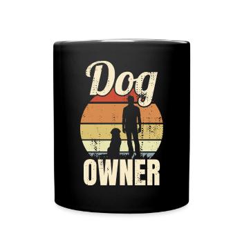 Hundehalter - Tasse einfarbig - Schwarz - Vorne