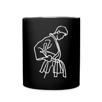 Karate Sketch - Full Colour Mug - black - Front