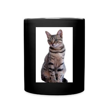 Chat chat noir chaton - Mug uni - noir - Devant