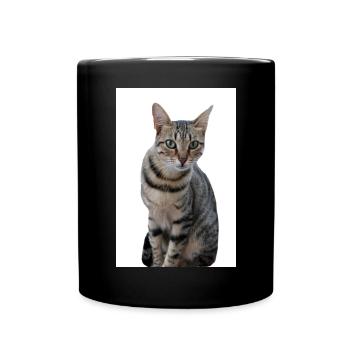 Chat chat noir chaton - Mug uni - noir - Devant