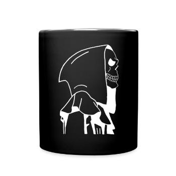La mort de profil - Mug uni - noir - Devant