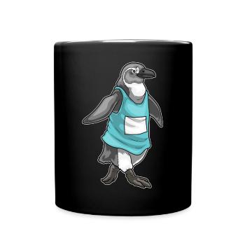 Penguin Jogger Jogging Sport - Full Colour Mug - black - Front