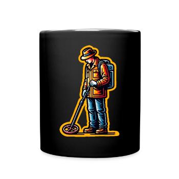 Détecteur de métaux de sonde - Mug uni - noir - Devant