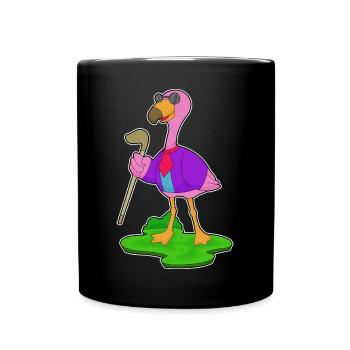 Flamingo Sunglasses - Full Colour Mug - black - Front