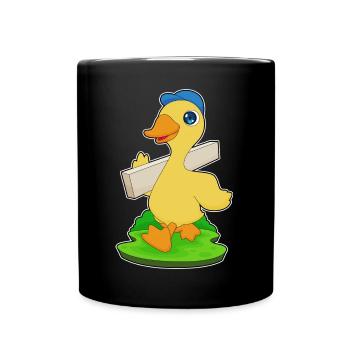 Artisanat du bois du charpentier de canard - Mug uni - noir - Devant