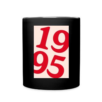 Poster 1995 - Tasse einfarbig - Schwarz - Vorne