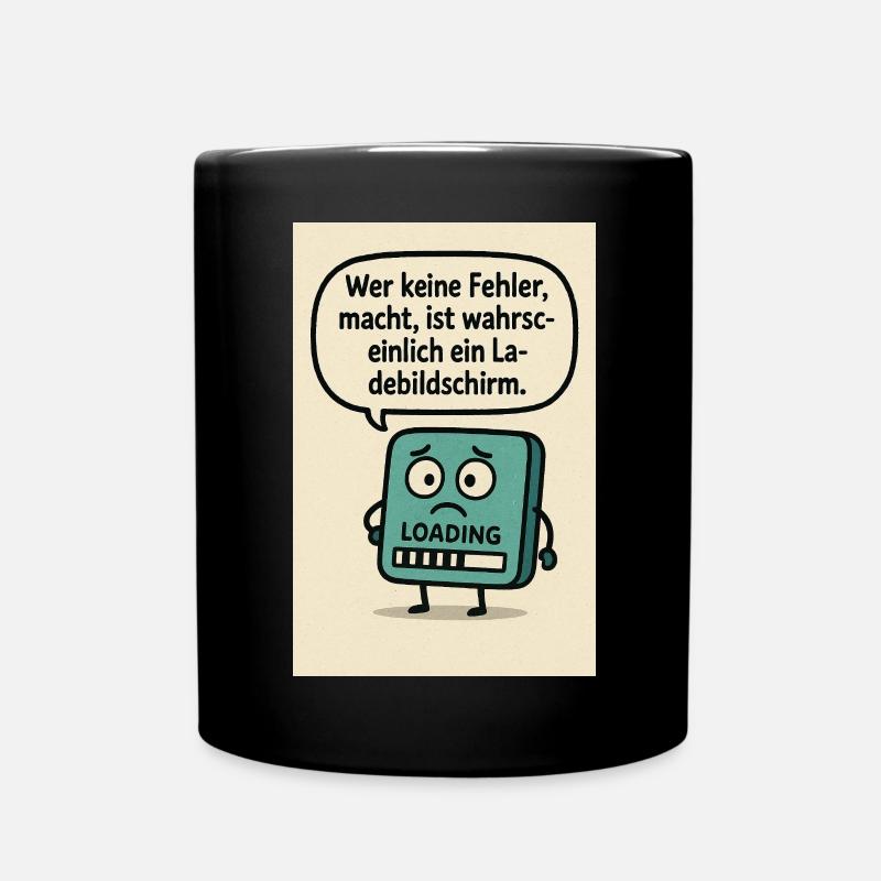 Celui qui ne se trompe pas, - Mug uni - noir
