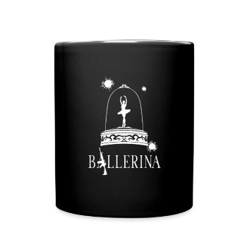 Dancer in a hail of bullets – expressive baller - Full Colour Mug - black - Front