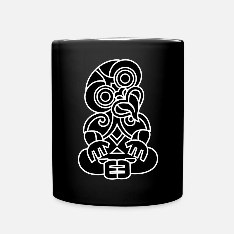 Hei Tiki Neuseeland Maori - Tasse einfarbig - Schwarz