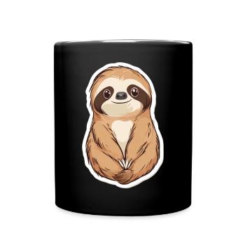 Paresse - Mug uni - noir - Devant