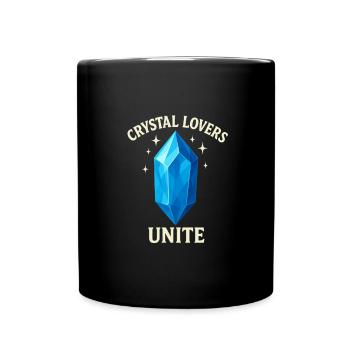 Crystal Love - Full Colour Mug - black - Front