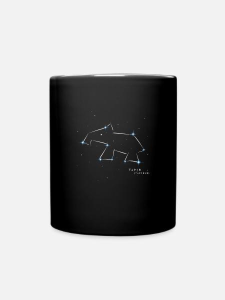 neues Sternzeichen Tapir Zodiak lustiges Geschenk - Tasse einfarbig - Schwarz