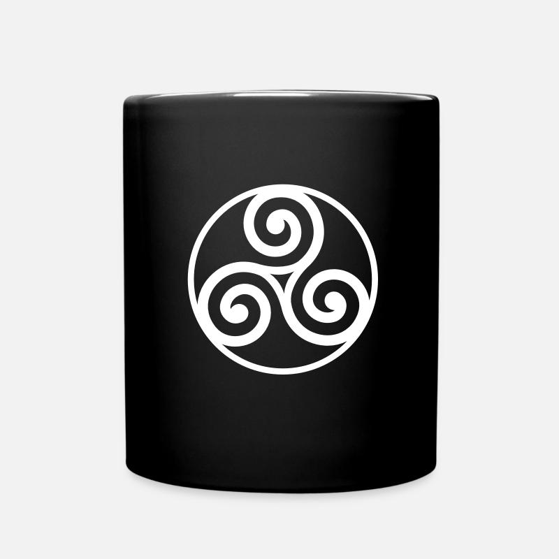 Triskèle - Mug uni - noir