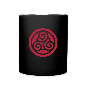 Celtic symbol - Full Colour Mug - black - Front