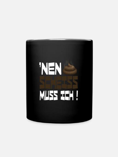 I have to shit - Full Colour Mug - black