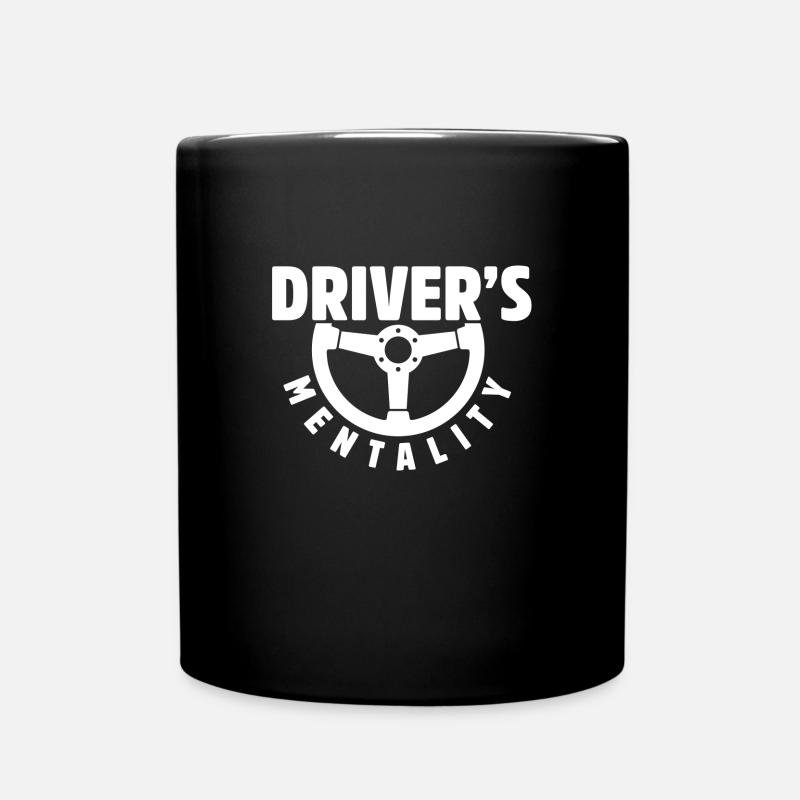 Drivers Mentality Driver Car Car - Mug uni - noir