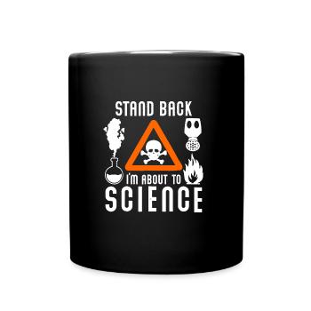 Chimie science physique dit - Mug uni - noir - Devant