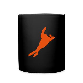 speed skating skater 3 - Full Colour Mug - black - Front