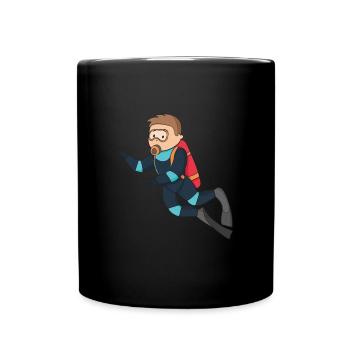 Diver - Full Colour Mug - black - Front