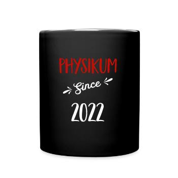 physikum since 2022 weiß - Tasse einfarbig - Schwarz - Vorne