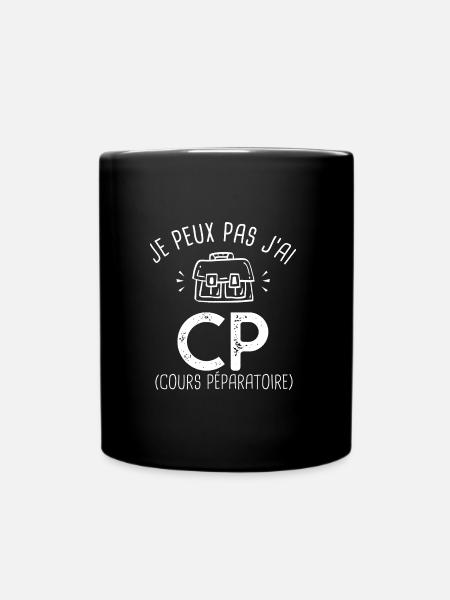je peux pas j ai CP rentréee des classes école - Mug uni - noir