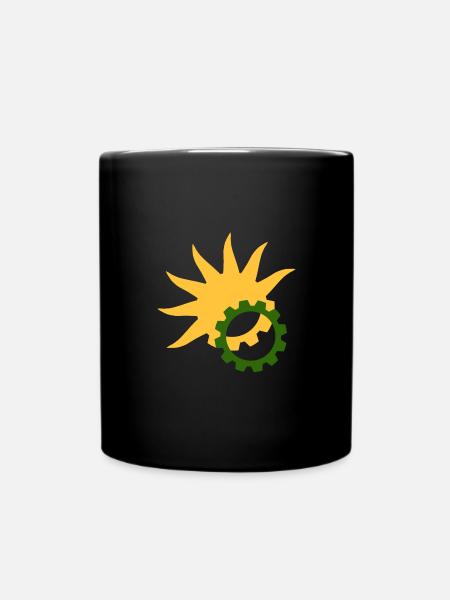 Solarpunk - Full Colour Mug - black