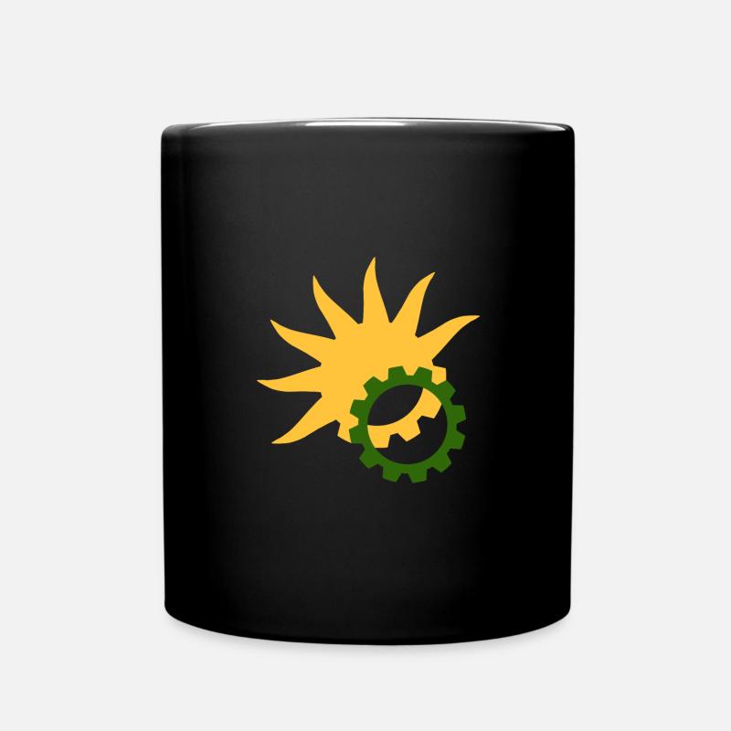 Solarpunk - Tasse einfarbig - Schwarz