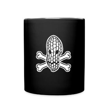 Allergie aux arachides - Allergique aux arachides - Mug uni - noir - Devant