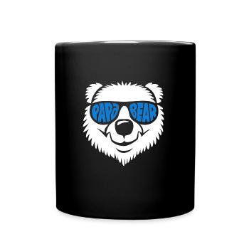 Papa Ours - Fête des Pères - Cadeau - Mug uni - noir - Devant