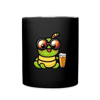 Wurm Après Ski Beer Comic - Full Colour Mug - black - Front