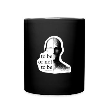 Être ou ne pas être - Mug uni - noir - Devant