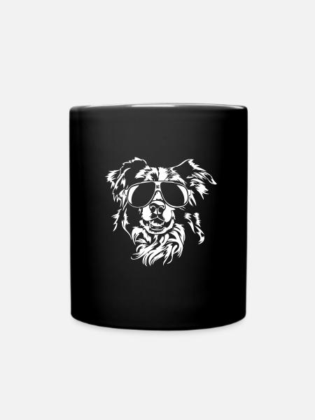 Border Collie fraîche - Mug uni - noir