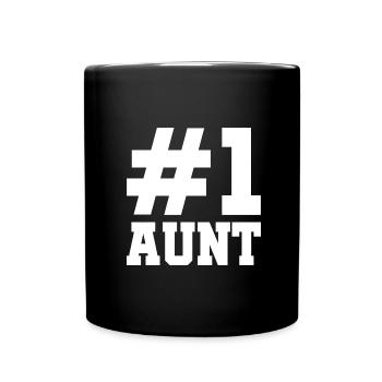 Die Beste Tante der Welt - Tante - Tanten - coole - Tasse einfarbig - Schwarz - Vorne