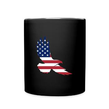 Aigle d’Amérique - Mug uni - noir - Devant