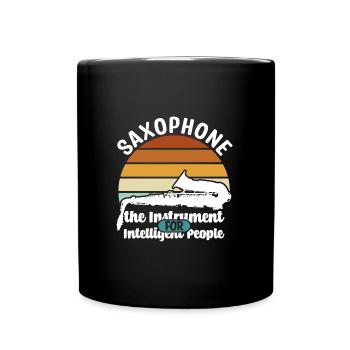 Saxophone Accessories - Full Colour Mug - black - Front